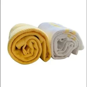 Bardwil Linens Kitchen Bardwil Linens Yellow White Striped Cotton Dish Towel Set Textured Kitchen Decor Poshmark